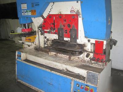 New kingsland ironworker 125 ton used & piranha geka 