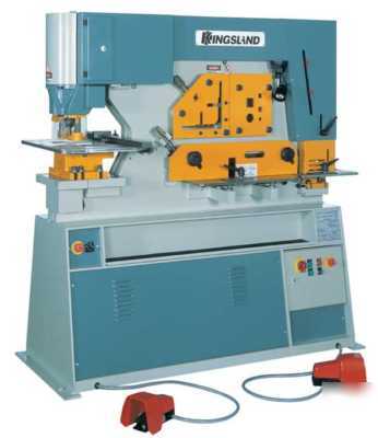New kingsland ironworker 125 ton used & piranha geka 