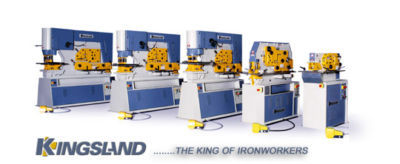 New kingsland ironworker 125 ton used & piranha geka 