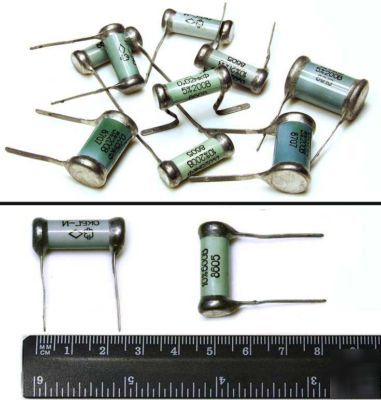 Rare 0.015UF 400V 20% pio capacitors kbg lot of 14