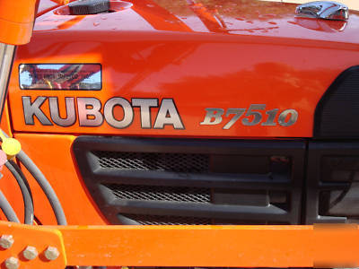 2007 kubota tractor, B7510 with loader