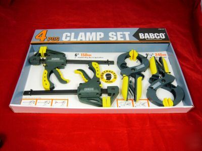 Babco 4 piece clamp set (contractors grade)