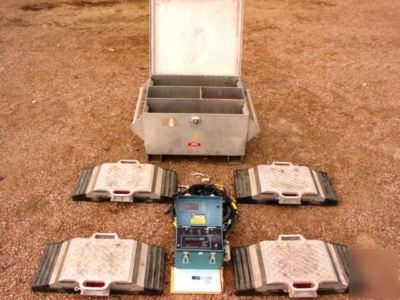 Bantam 4-pad wheel truck or airplane scale 60K lbs cap 