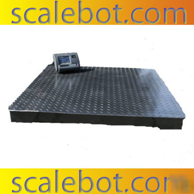 Floor scale/weigh/2'X2' 1-10K/shipping scales/pallet