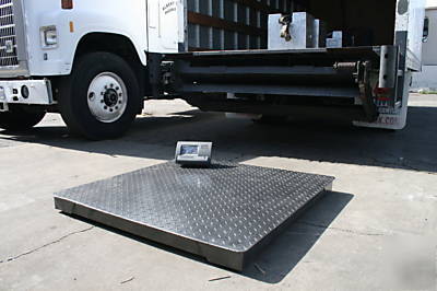 Floor scale/weigh/2'X2' 1-10K/shipping scales/pallet
