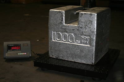 Floor scale/weigh/2'X2' 1-10K/shipping scales/pallet