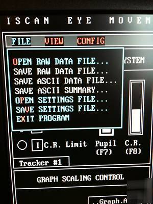Iscan eye tracking camera system etl 400 with software
