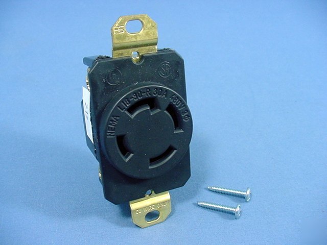 L16-30 locking receptacle twist lock outlet 30A 480V 3Ã¸