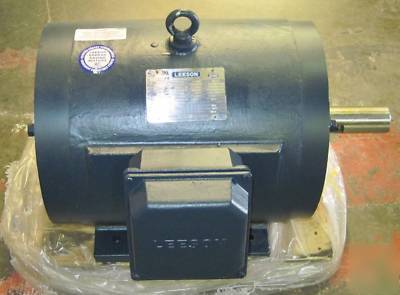 Leeson 25HP motor 208-230/460V 3 phase fr 284T 1775 rpm