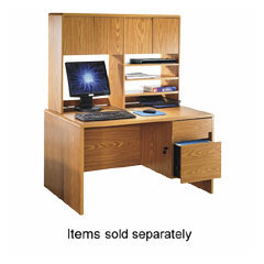 Lorell computer desk 4712X2934X27 medium oak
