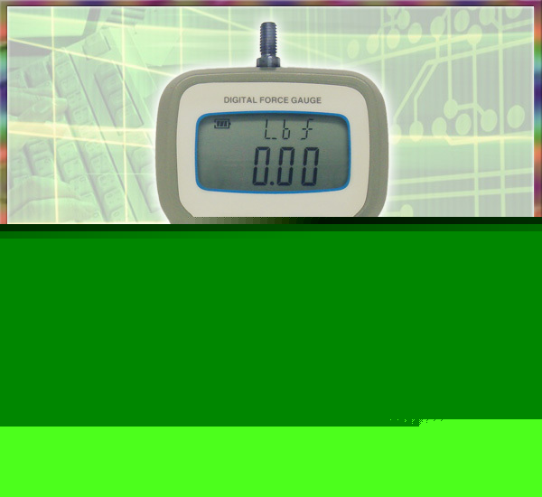 Microprocessor digital force weight gauge meter tester