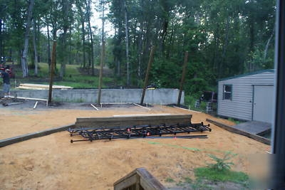 Pole barn w metal roofing, steel truss best deal 