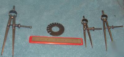  l.s.starrett atol machine brow sharp inside calipers