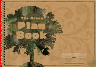 The green plan book - carson-dellosa - planner/record