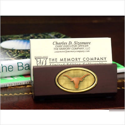 University of texas business card holder
