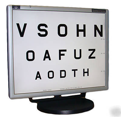 Vs eye digital visual acuity panel , digital eye chart