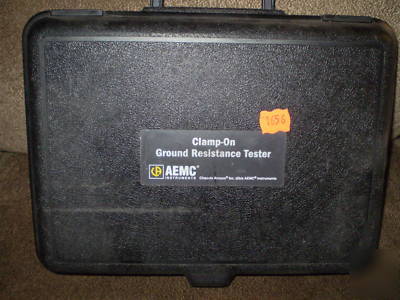 Aemc 3711 ground resistance clamp meter