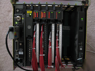 Allen bradley plc-5/20E /e system w/io mod. excellent 
