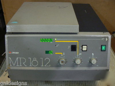 Jouan MR1812 high speed refrigerated centrifuge 