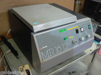 Jouan MR1812 high speed refrigerated centrifuge 