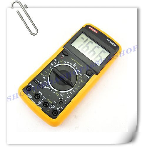 New digital lcd multimeter voltmeter ammter ohm 34-500
