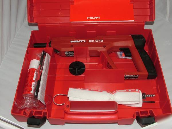 New hilti dx E72 powder actuated nailer nail gun DXE72 