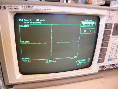 Hp 53310A modulation domain analyzer excellent condit.