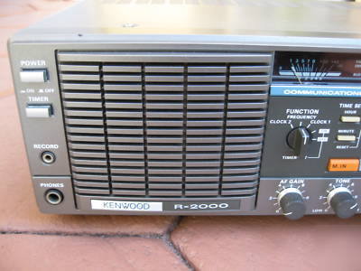Kenwood r-2000 hf receiver with vc-10 vhf converter 