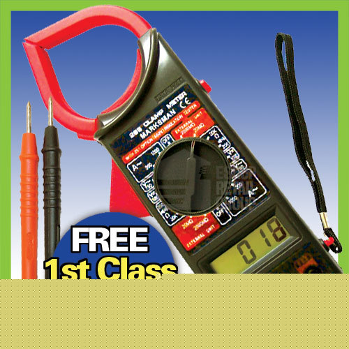New digital clamp meter ammeter multimeter tester 1000A