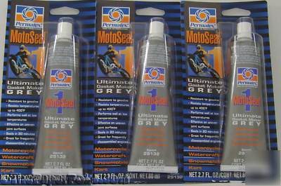 Permatex motoseal 1 ultimate gasket maker grey 3PK