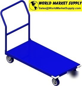 Platform cart - steel 24 x 60 with handle