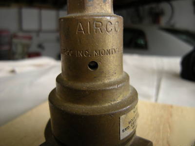 Airco compressed gas regulator nitrogen argon