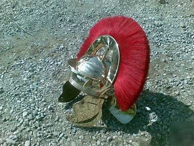 Halloween costume,roman gallic helmet w/plume militariy