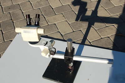 Leica M5A stereo zoom stereozoom microscope+ boom stand