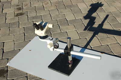 Leica M5A stereo zoom stereozoom microscope+ boom stand