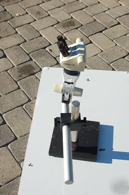 Leica M5A stereo zoom stereozoom microscope+ boom stand