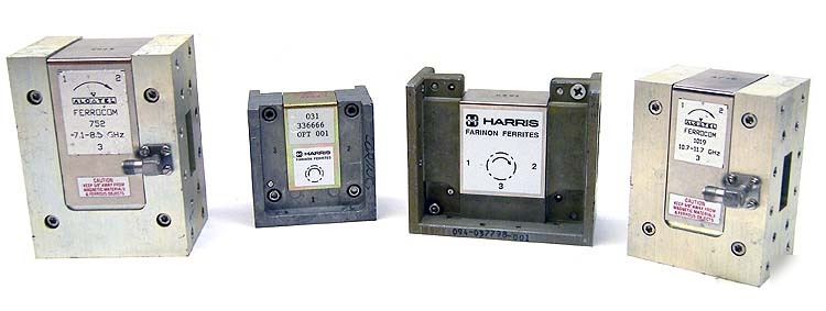 Lot 4 harris farinon ferrites ferrocom circulator coax