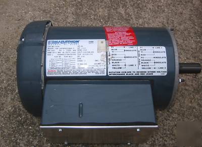 New marathon 1 1/2HP 1800 rpm electric motor sealed