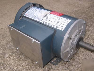 New marathon 1 1/2HP 1800 rpm electric motor sealed