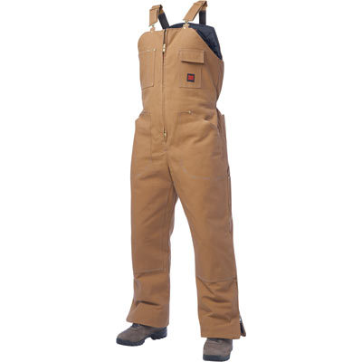 Tough duck insulated overall - x-l, brown