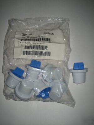 Stoppers, polyethylene, #38 lot of 6, corning 7624 