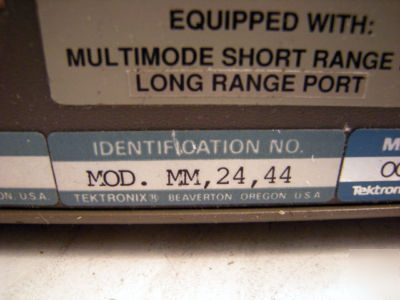 Tektronix TFS2020 fiberscout handheld optical fault