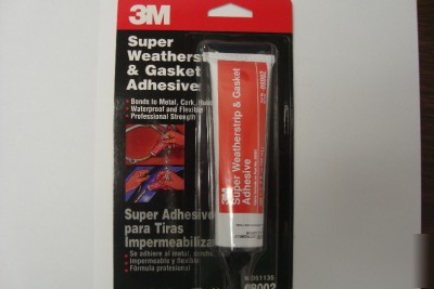 3M 08002 weatherstrip & gasket adhesive, case 12 tubes