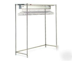 Cleanroom gowning racks