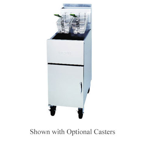 Dean SM50G fryer, heavy duty, 35-50 lbs. oil capacity, 