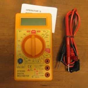 Digital multimeter ac dc volt ohm tester meter lot of 5