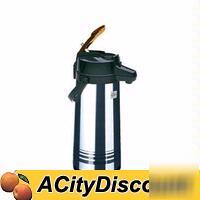 6EA 2.5 liter decaf coffee aipot s/s liner & lever top