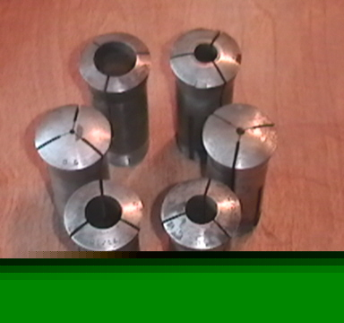 Collets lot of 6 - 5C collets hardened steel excellent 
