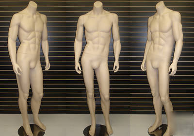 Headless flesh tone masculine male mannequin tm-2