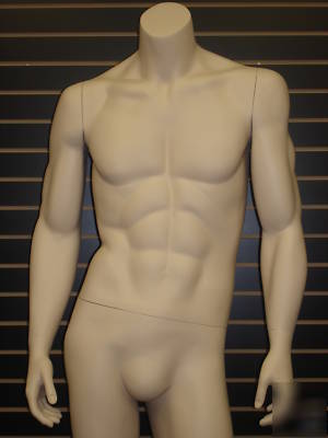 Headless flesh tone masculine male mannequin tm-2